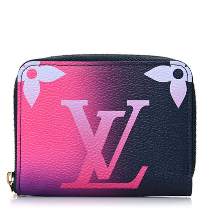 Louis Vuitton Monogram Giant Spring In The City Zippy Coin Purse Midnight Fuchsia 1 of 7