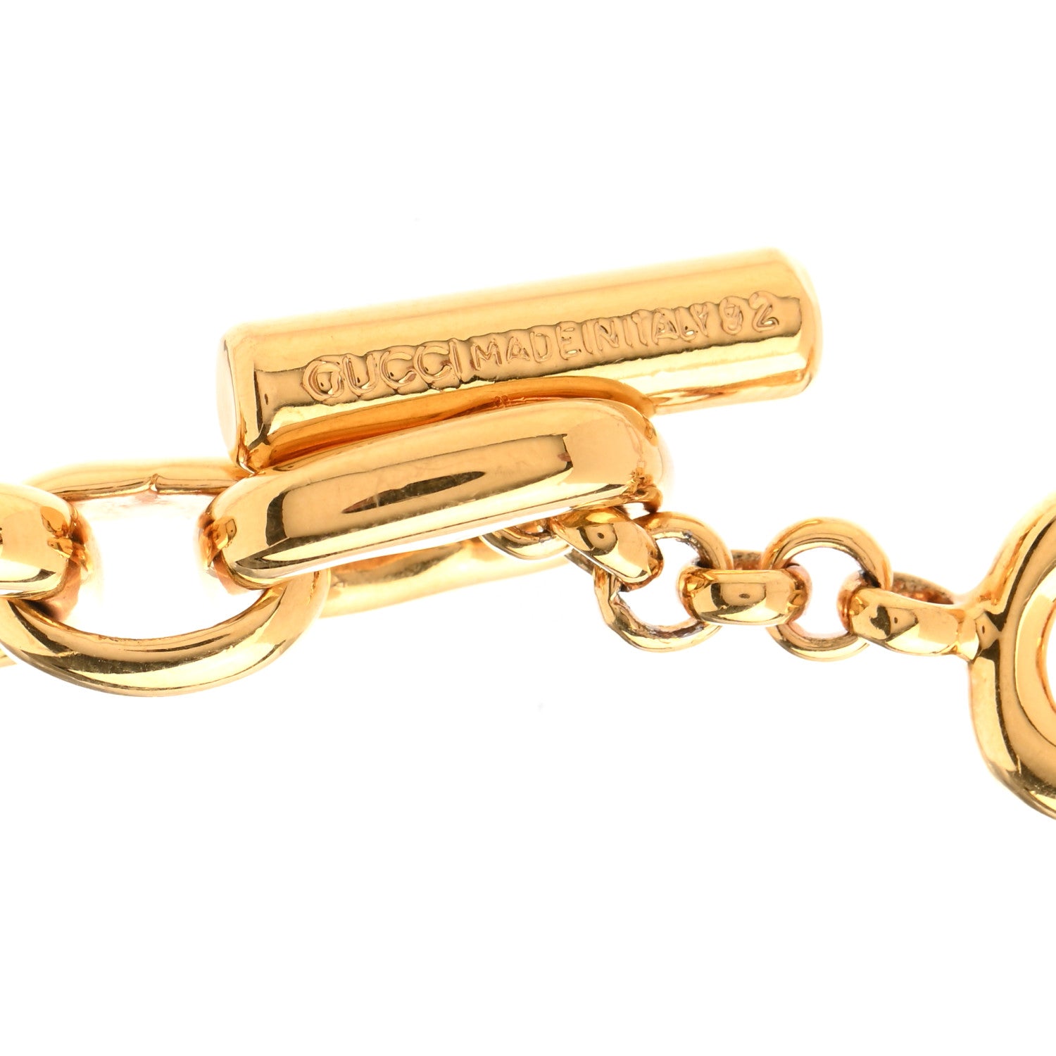 Gucci Resin Necklace Gold 6 of 6