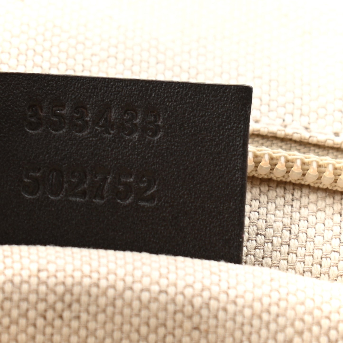 GG Supreme Monogram Selleria Calfskin Large Satchel Messenger Bag Beige Ebony Cocoa Dark Chocolate