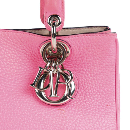 Christian Dior Bullcalf Small Diorissimo Tote Pink 10 of 12