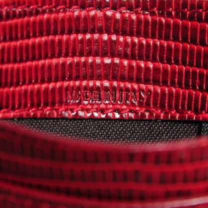 Fendi Lizard Card Holder Red 7 of 9