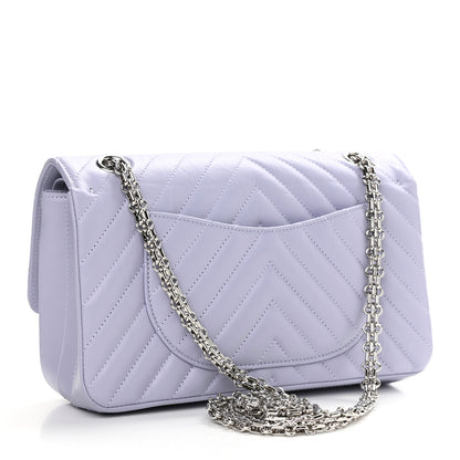 Chanel Aged Calfskin Chevron Quilted 2.55 Reissue 225 Flap Light Purple 4 of 10
