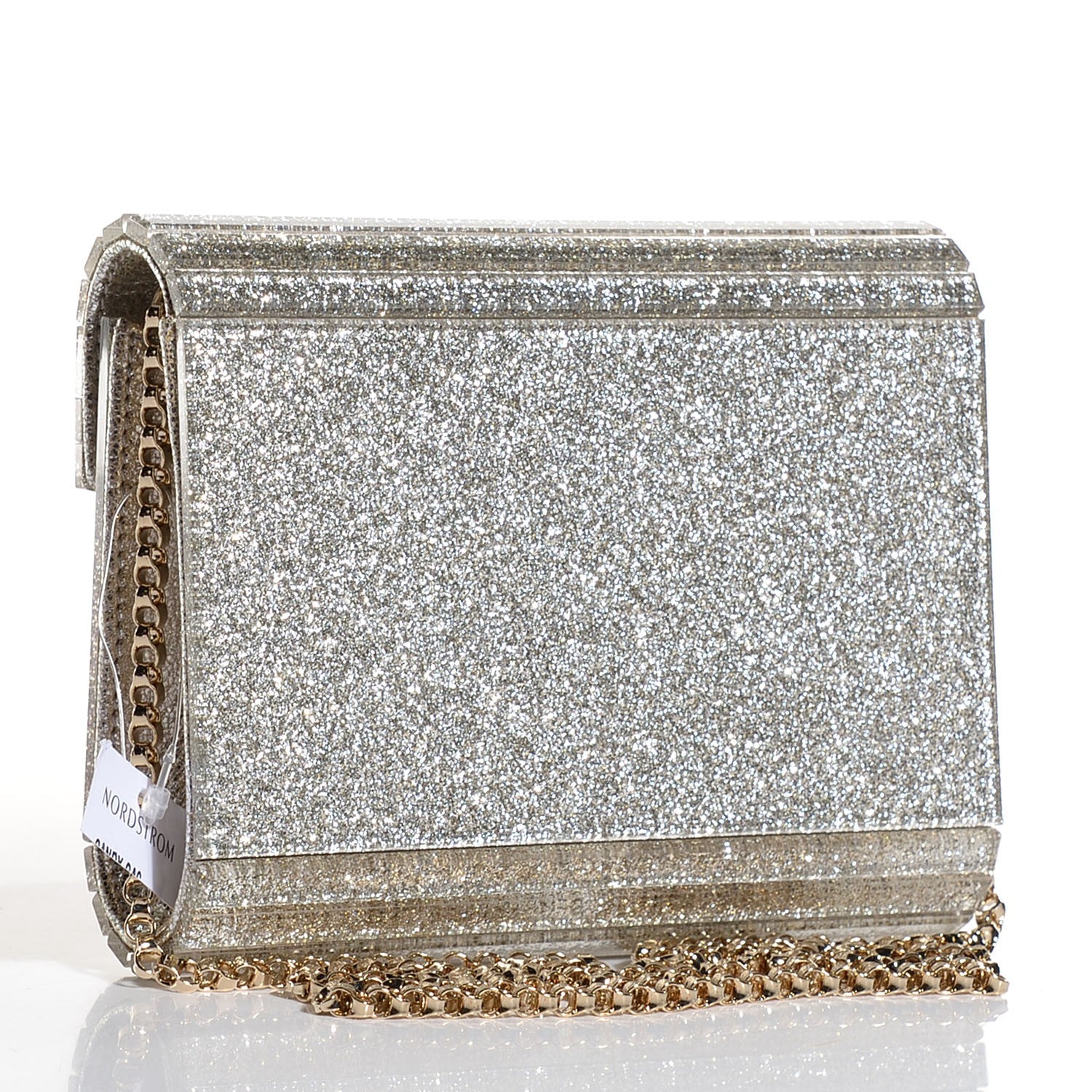 Jimmy Choo Acrylic Glitter Candy Clutch Champagne 3 of 7