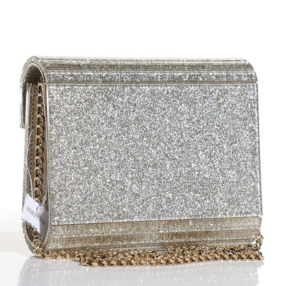 Jimmy Choo Acrylic Glitter Candy Clutch Champagne 3 of 7