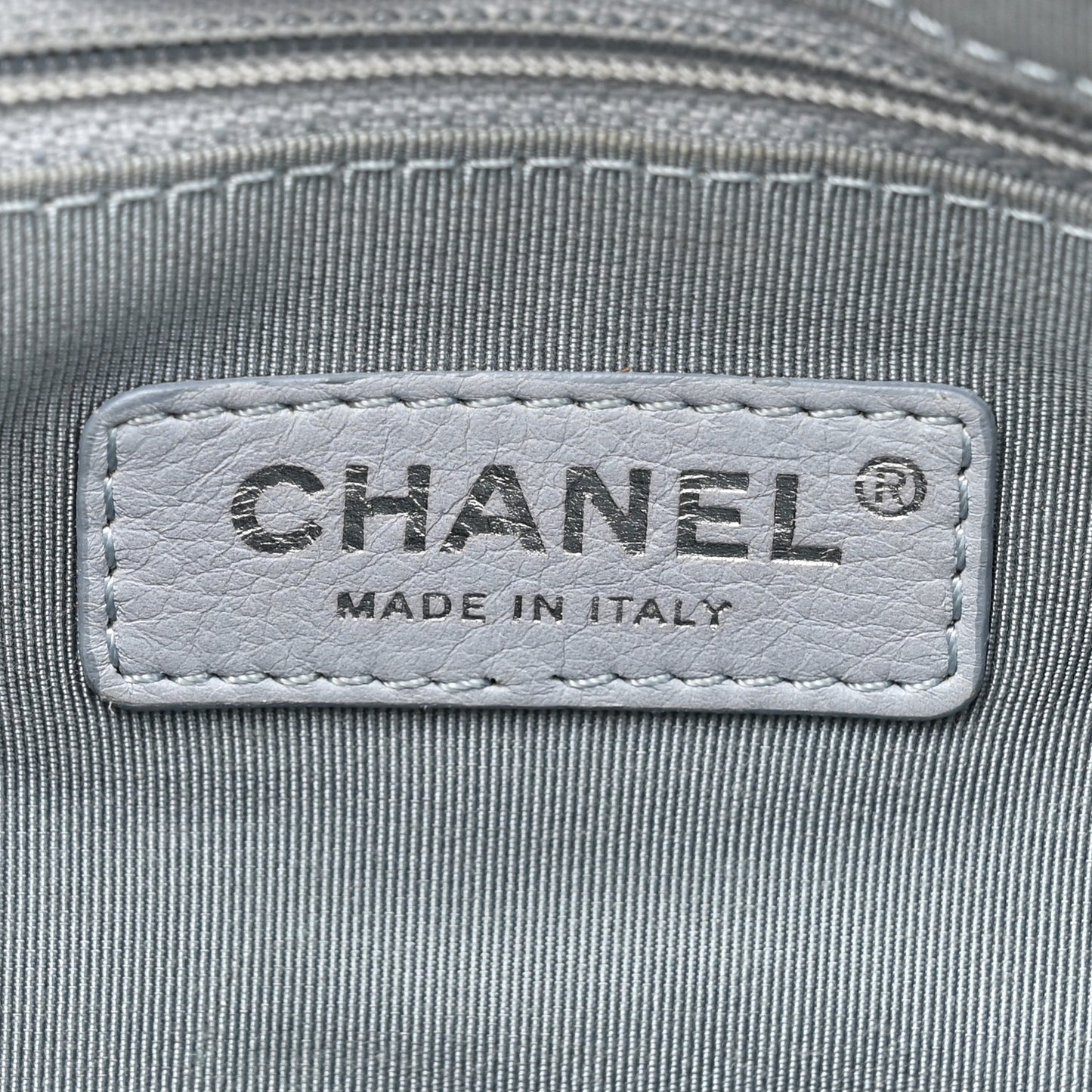 Aged Calfskin Quilted Medium Gabrielle Hobo Light Blue