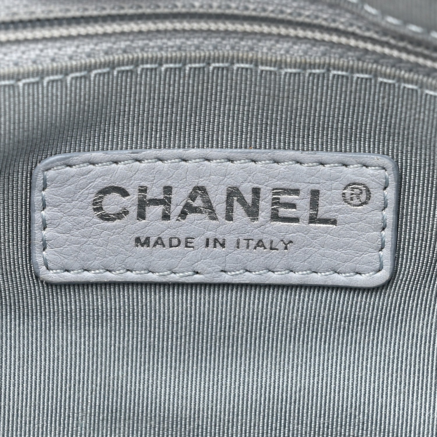 Chanel Aged Calfskin Quilted Medium Gabrielle Hobo Light Blue 6 of 12