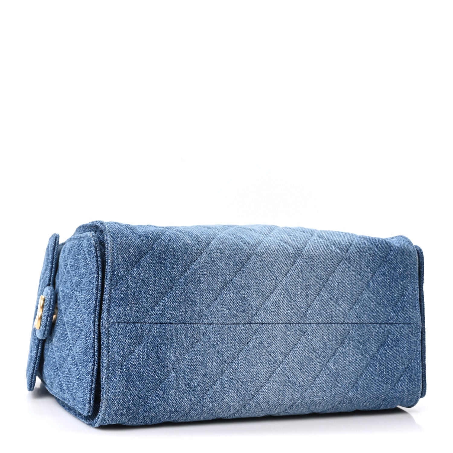 Chanel Washed Denim Quilted Small Chanel 25 Handbag Blue 4 of 10