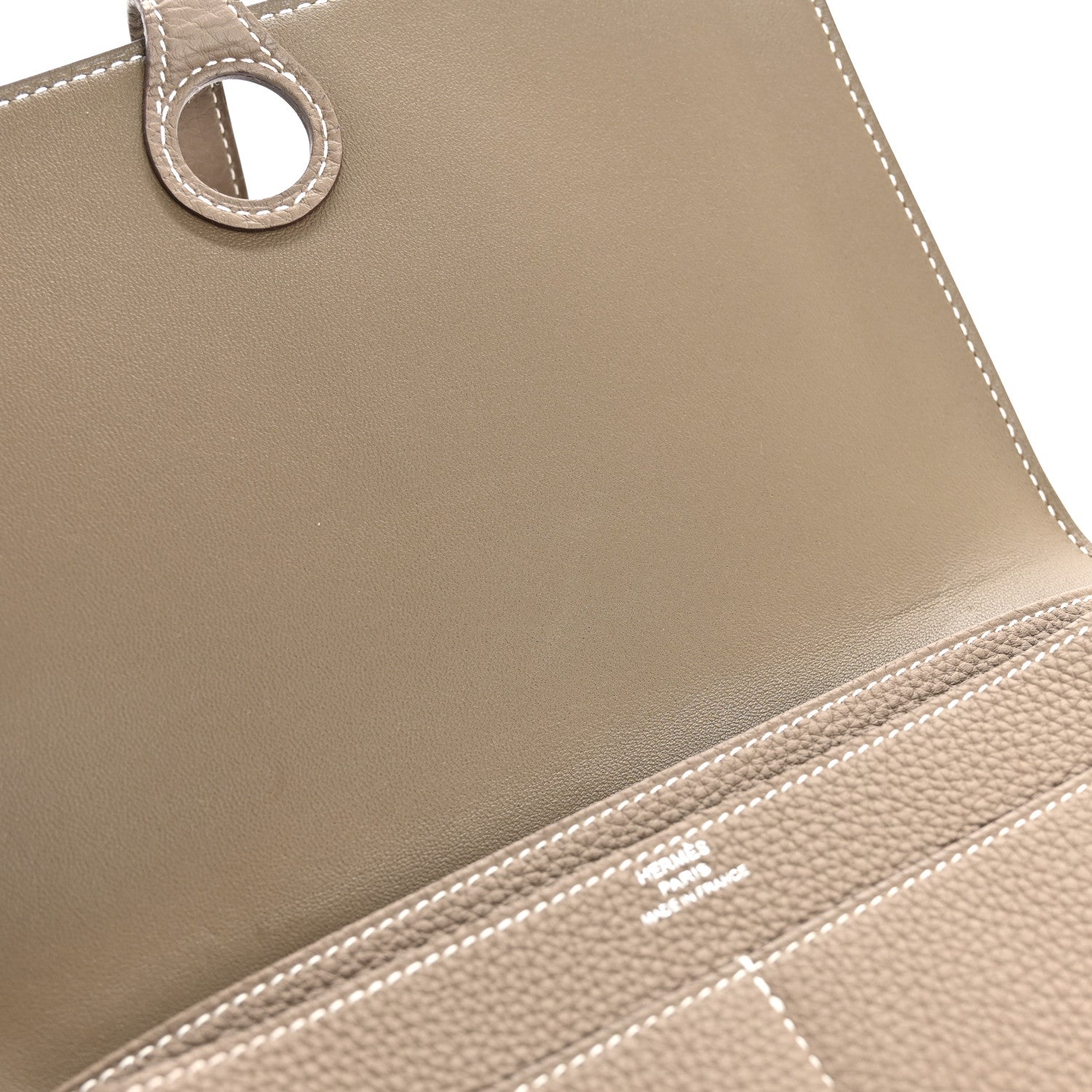 Hermes Togo Dogon Duo Wallet Etoupe 9 of 10