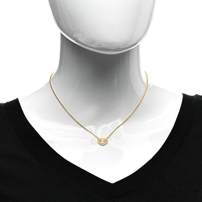Cartier 18K Yellow Gold Diamond Hearts And Symbols Pendant Necklace 2 of 4
