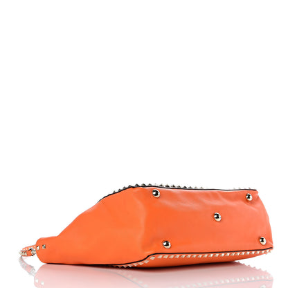 Valentino Garavani Vitello Medium Rockstud All Over Tote Orange 4 of 9