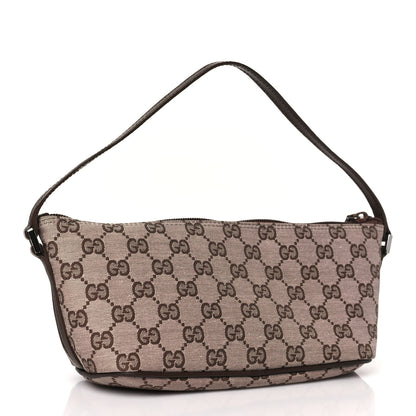 Gucci Monogram Boat Pochette Brown 3 of 9