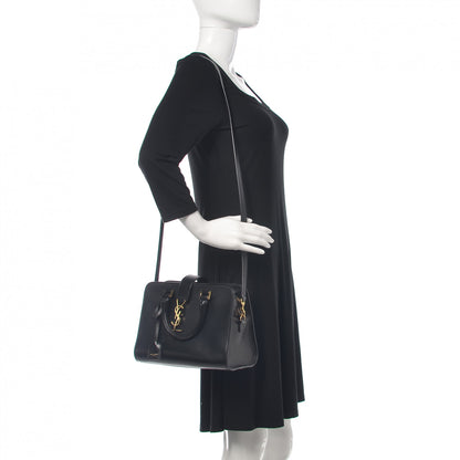 Saint Laurent Calfskin Monogram Baby Cabas Black 2 of 12