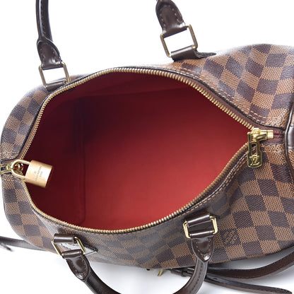 Louis Vuitton Damier Ebene Speedy Bandouliere 30 6 of 11
