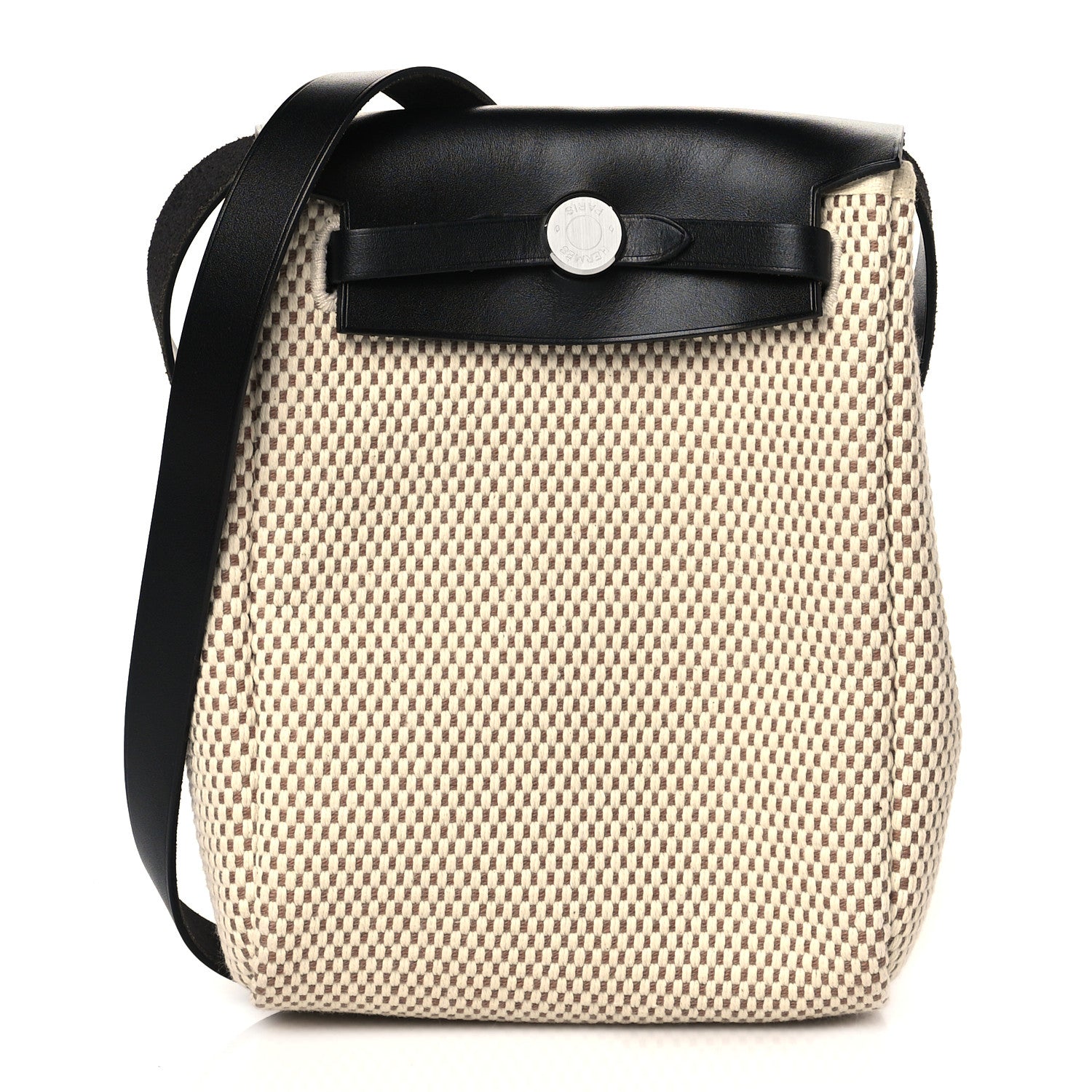 Hermes Toile Herbag TPM Natural Black 1 of 8