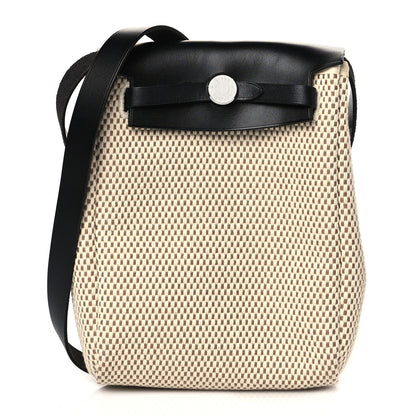 Hermes Toile Herbag TPM Natural Black 1 of 8