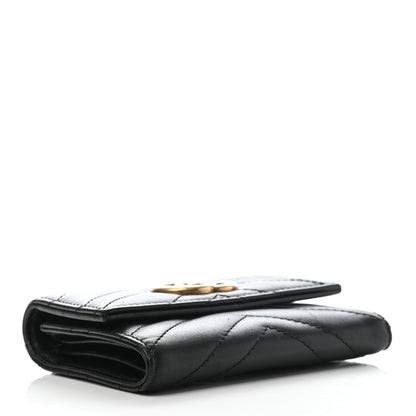 Gucci Calfskin Matelasse GG Marmont Wallet Black 4 of 7