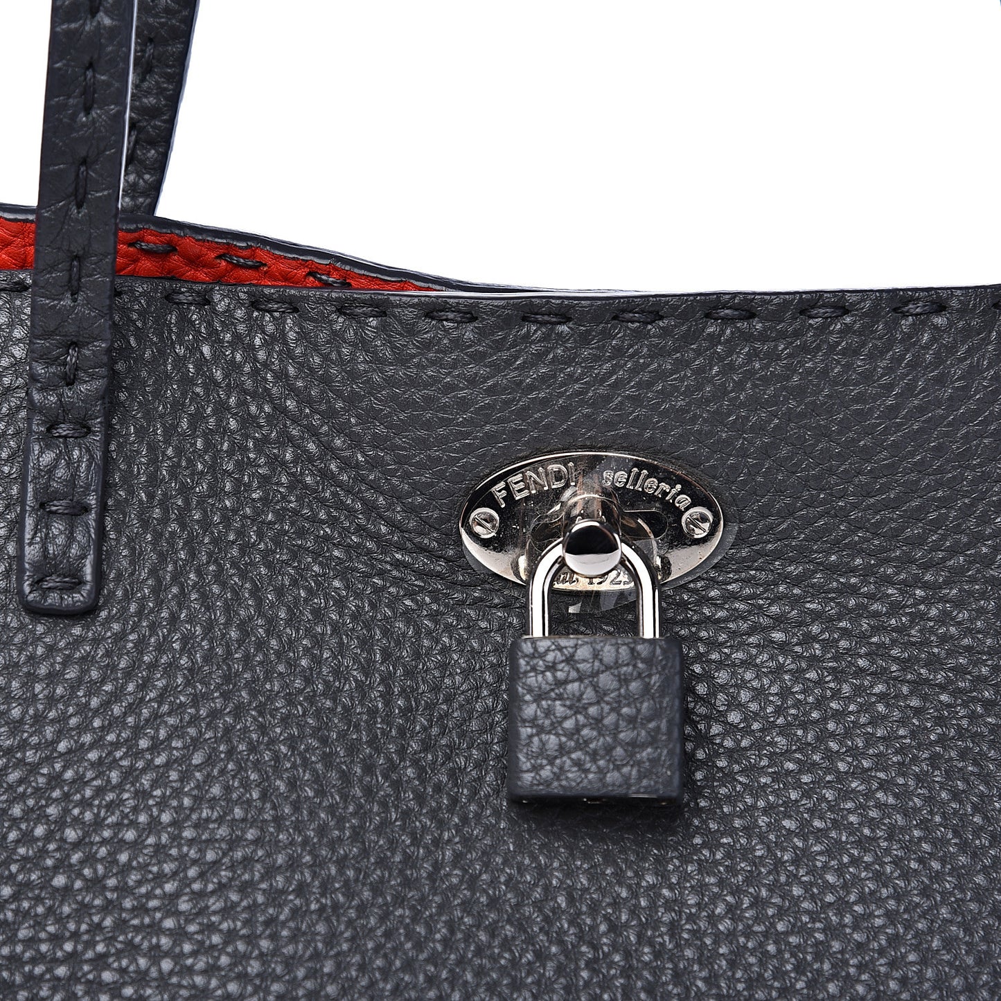 Cuoio Romano Selleria Bi-Color Large Carla Shopping Tote Asfalto Papavero