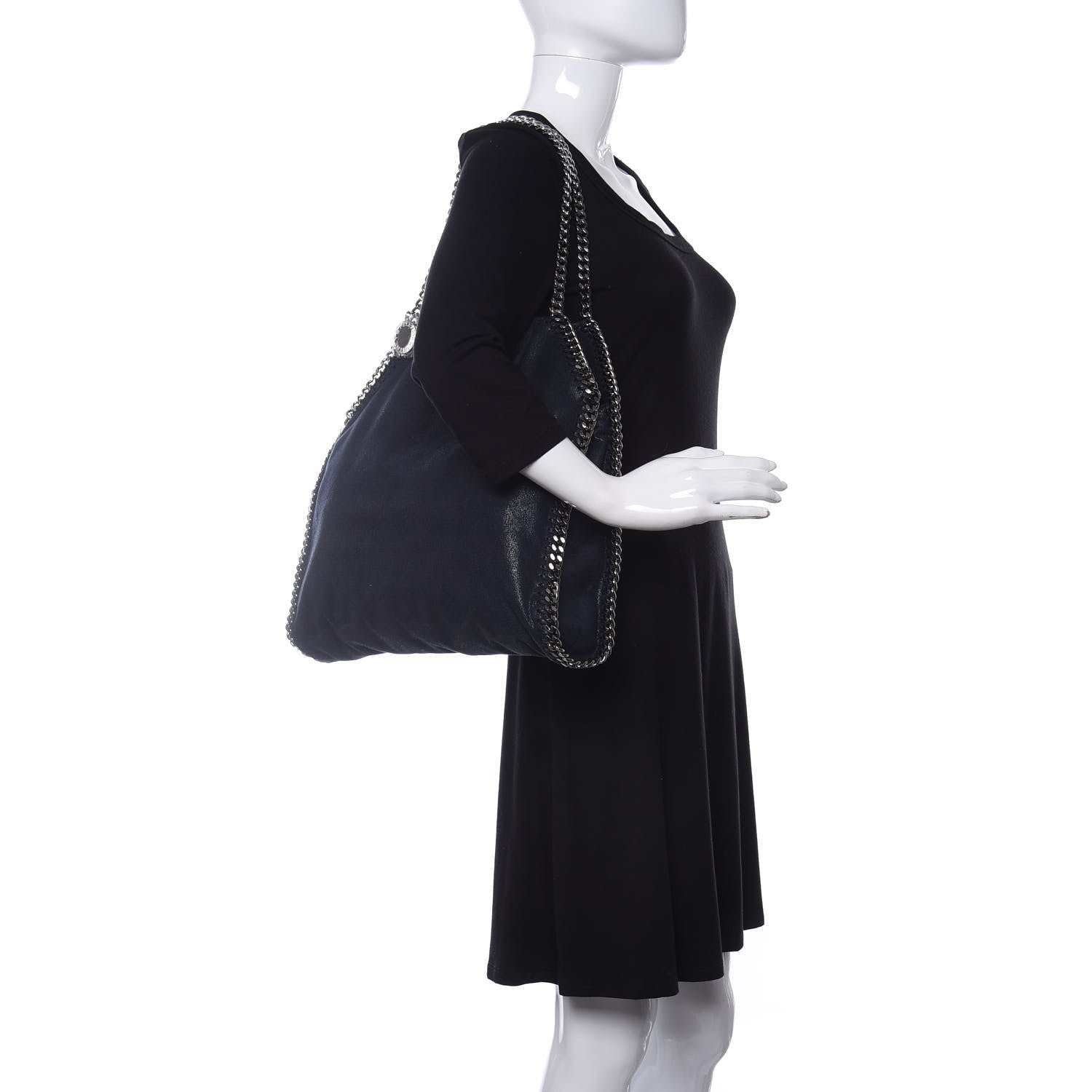 Stella McCartney Shaggy Deer Small Falabella Tote Berry 2 of 8