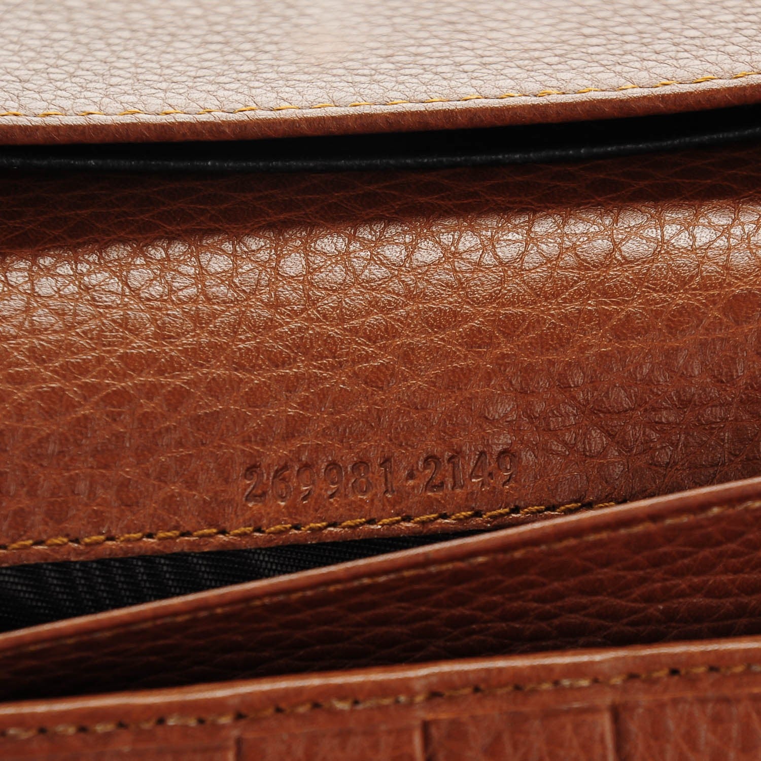 Gucci Cellarius Calfskin Bella Continental Wallet Cuir 8 of 8