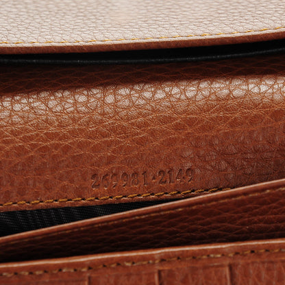Gucci Cellarius Calfskin Bella Continental Wallet Cuir 8 of 8