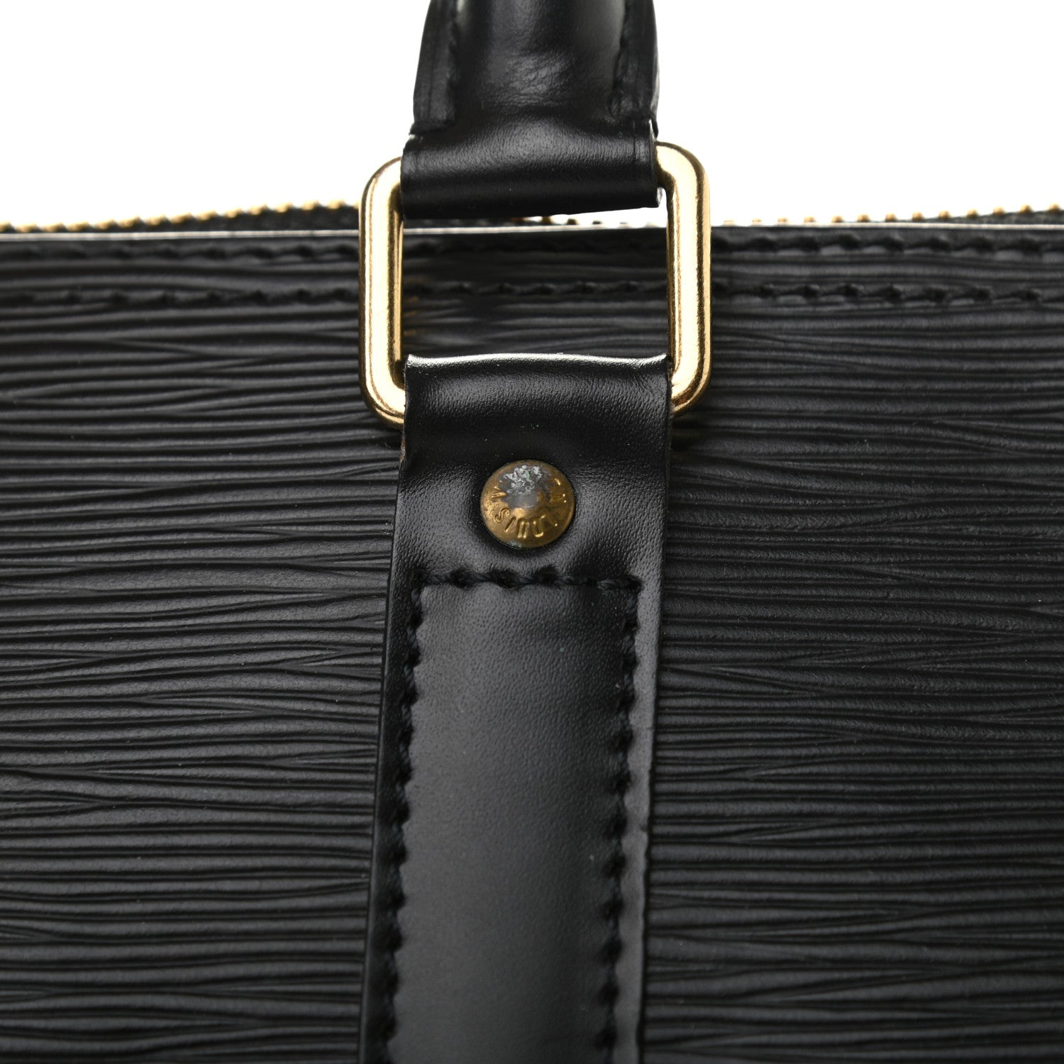 Louis Vuitton Epi Keepall 45 Black 13 of 26
