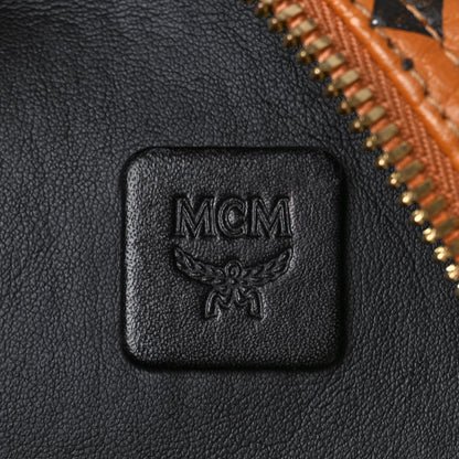 MCM Visetos Small Side Stud Stark Backpack Cognac 7 of 10