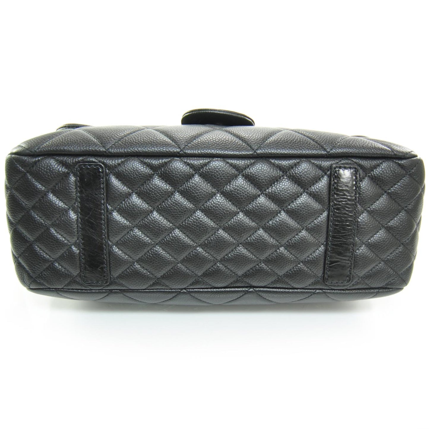 Caviar Quilted Flap Bag Black