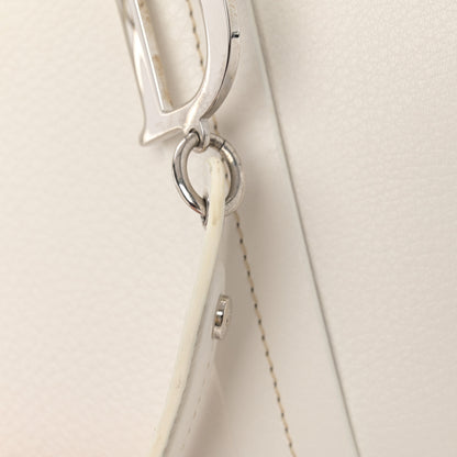 Christian Dior Grained Calfskin Small Dome Bag White 12 of 13