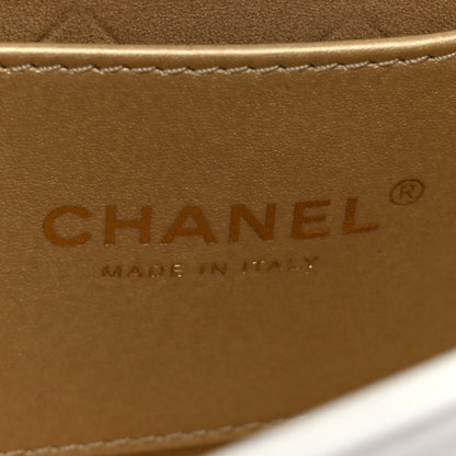 Chanel Calfskin Quilted Moon Messenger White 7 of 12