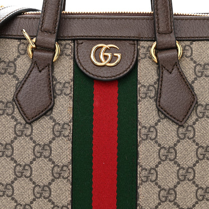 Gucci GG Supreme Monogram Small Ophidia Tote Bag Brown 8 of 10