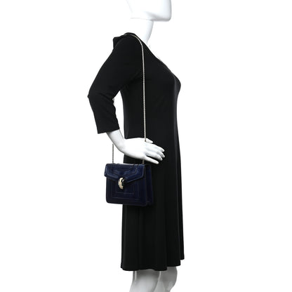 Bulgari Patent Serpenti Forever Crossbody Blue 2 of 10