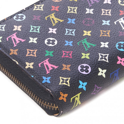 Louis Vuitton Monogram Multicolor Zippy Wallet Black 5 of 8