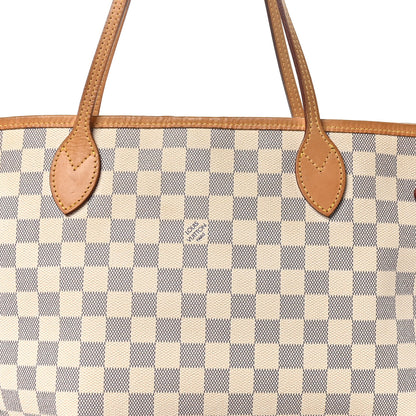Louis Vuitton Damier Azur Neverfull MM 8 of 10