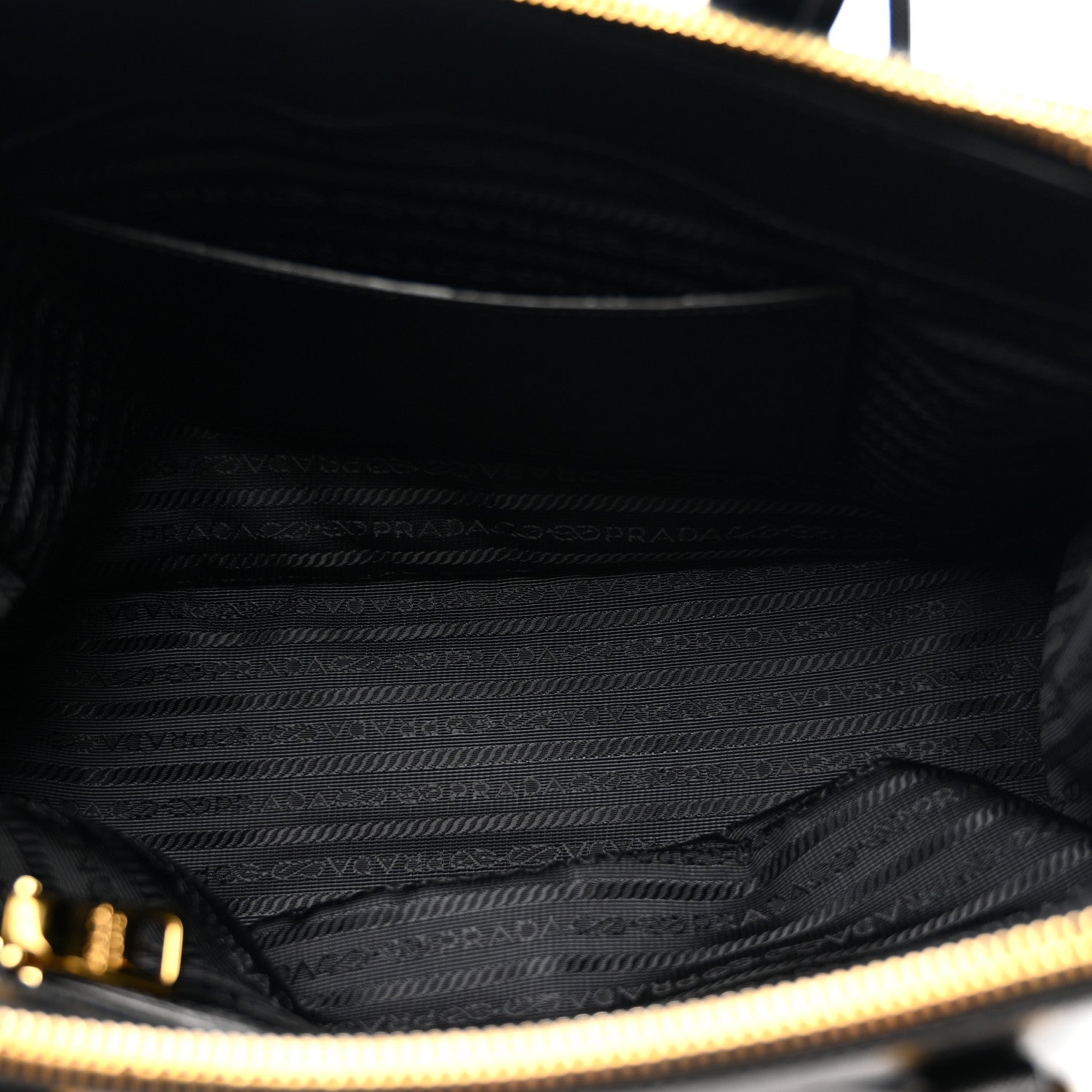 Prada Saffiano Small Galleria Double Zip Tote Black 5 of 12