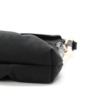 Fendi Zucchino Small Chef Shoulder Bag Black 10 of 12