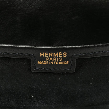 Hermes Veau Doblis Swift Jige Elan 29 Clutch Black 6 of 9