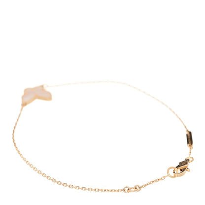 Van Cleef & Arpels 18K Yellow Gold Mother of Pearl Sweet Alhambra Butterfly Bracelet 2 of 5
