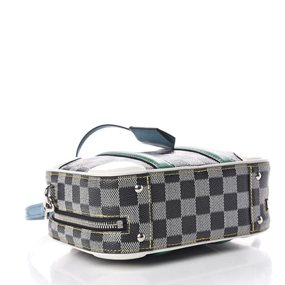 Louis Vuitton Damier Valisette BB Black White 4 of 10