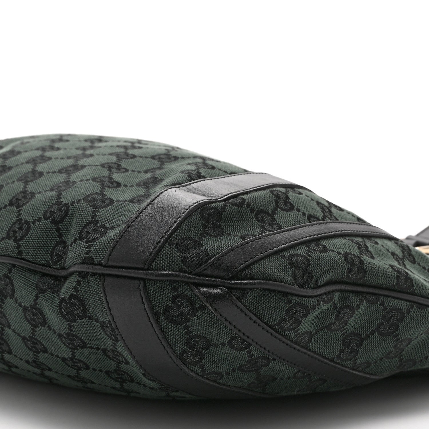 Gucci Monogram Medium Abbey Convertible Tote Dark Green 11 of 11