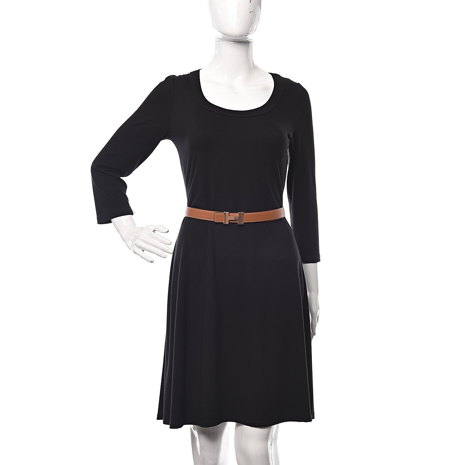 Hermes Swift Epsom 24mm Mini Constance H Belt 80 Black Gold 2 of 7