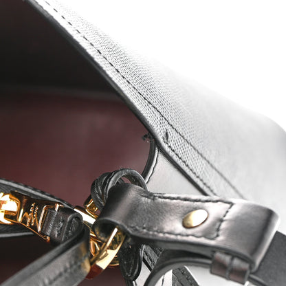 Prada Saffiano Cuir Small Matinee Tote Black 12 of 15