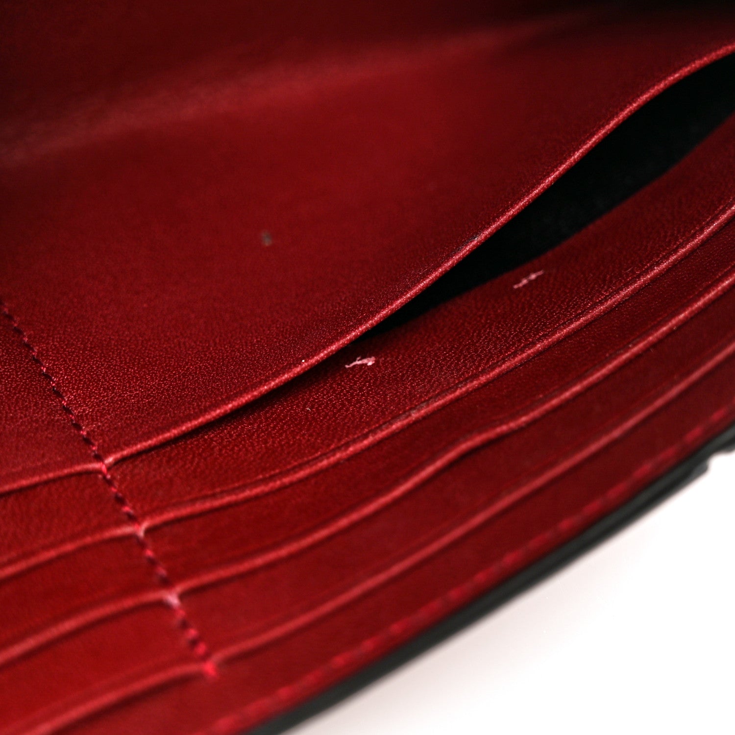 Loewe Calfskin Puzzle Continental Wallet Wine Garnet 9 of 13
