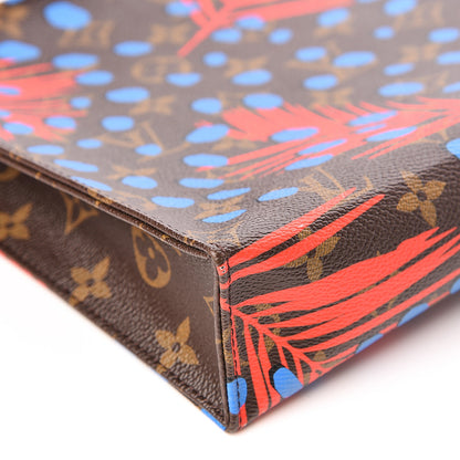 Louis Vuitton Monogram Jungle Dots Toiletry Pouch 26 Coquelicot Denim 10 of 12