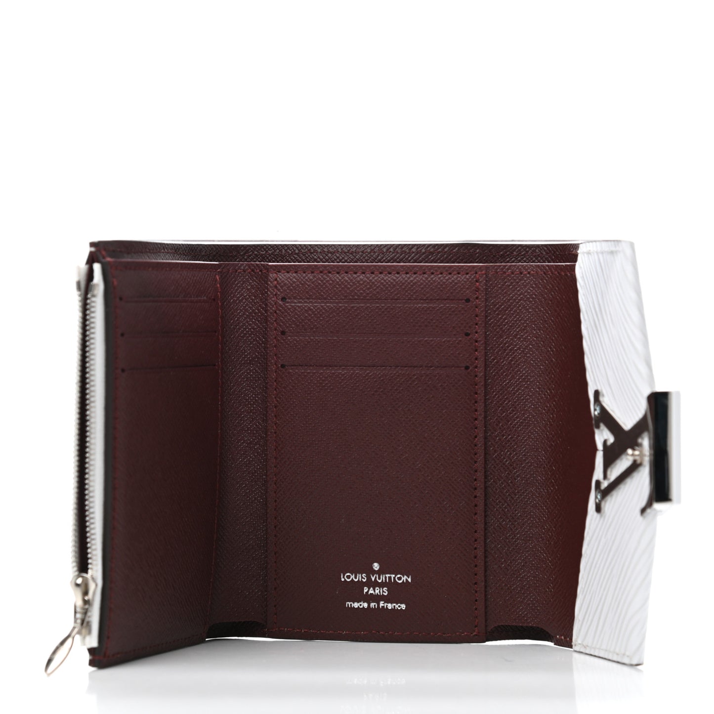 Epi Grenelle Compact Wallet White
