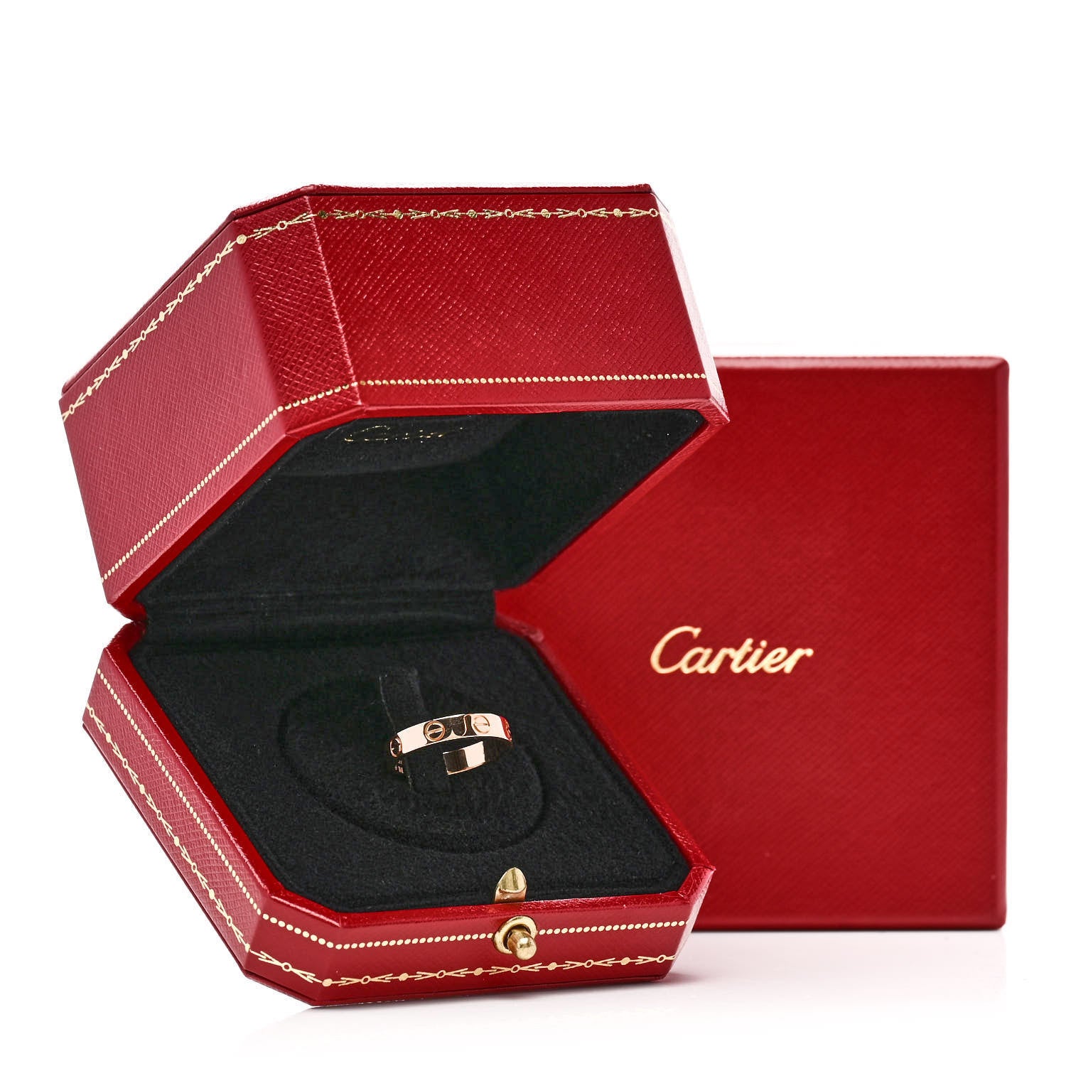 Cartier 18K Pink Gold 3.5mm LOVE Wedding Band Ring 59 8.75 5 of 5