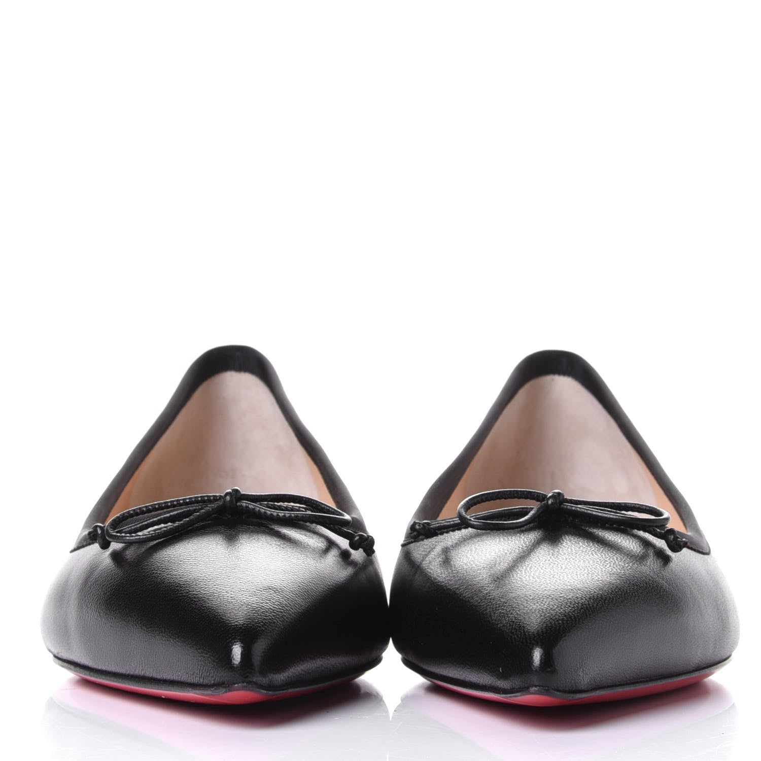Christian Louboutin Nappa Spiked Hall Flats 39.5 Black 2 of 10