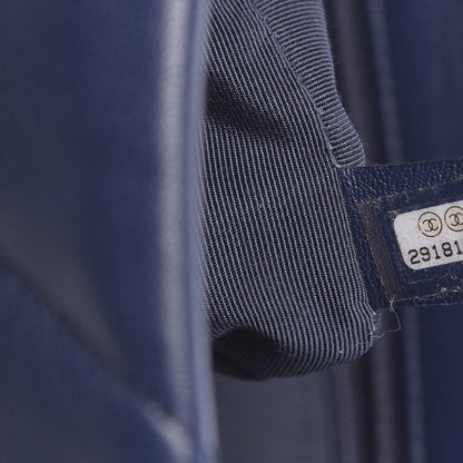 Chanel Goatskin Quilted Medium Chanel 19 Flap Dark Blue 7 of 15