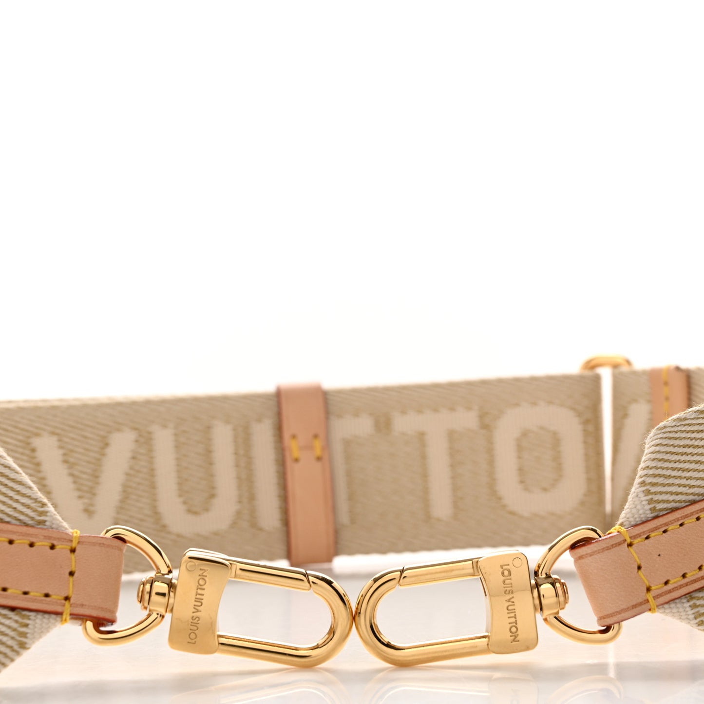 Jacquard High Rise Shoulder Strap Beige