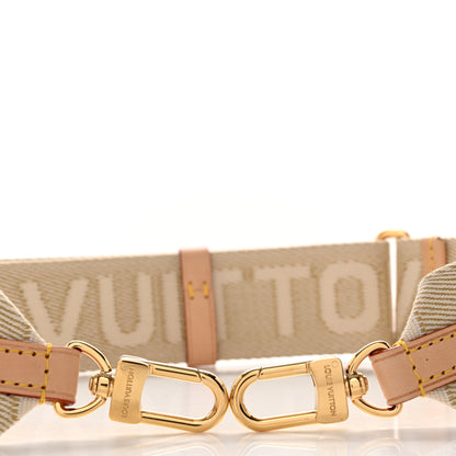Louis Vuitton Jacquard High Rise Shoulder Strap Beige 3 of 3