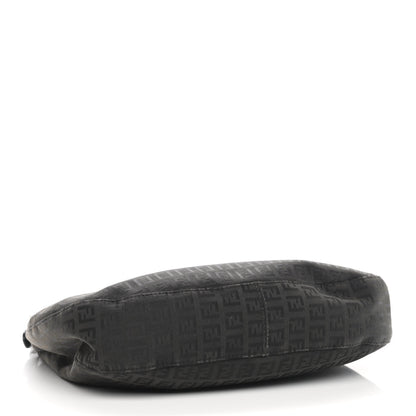 Fendi Zucchino Clip Hobo Black 3 of 12